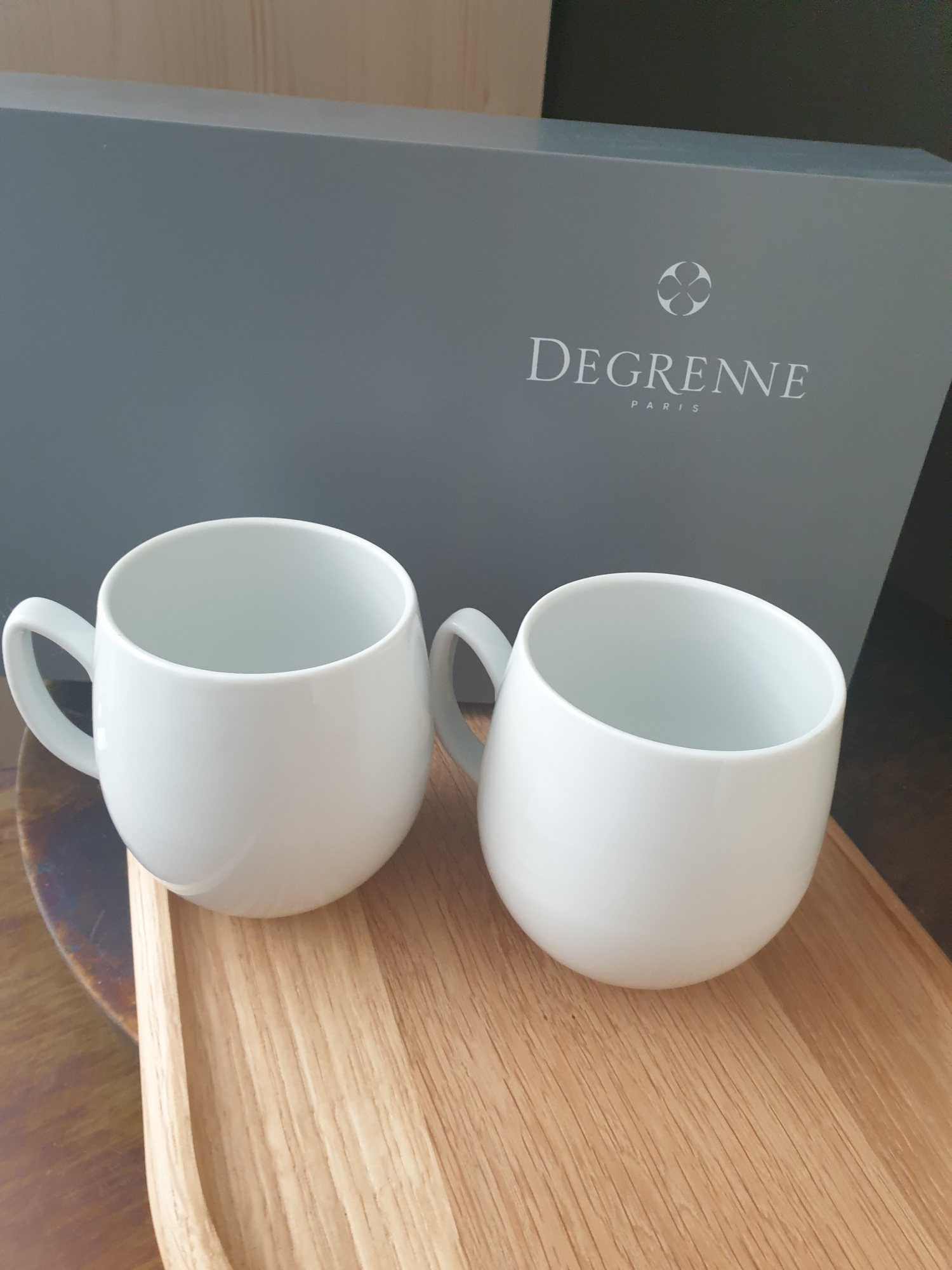 Coffret 2 tasses DEGRENNE