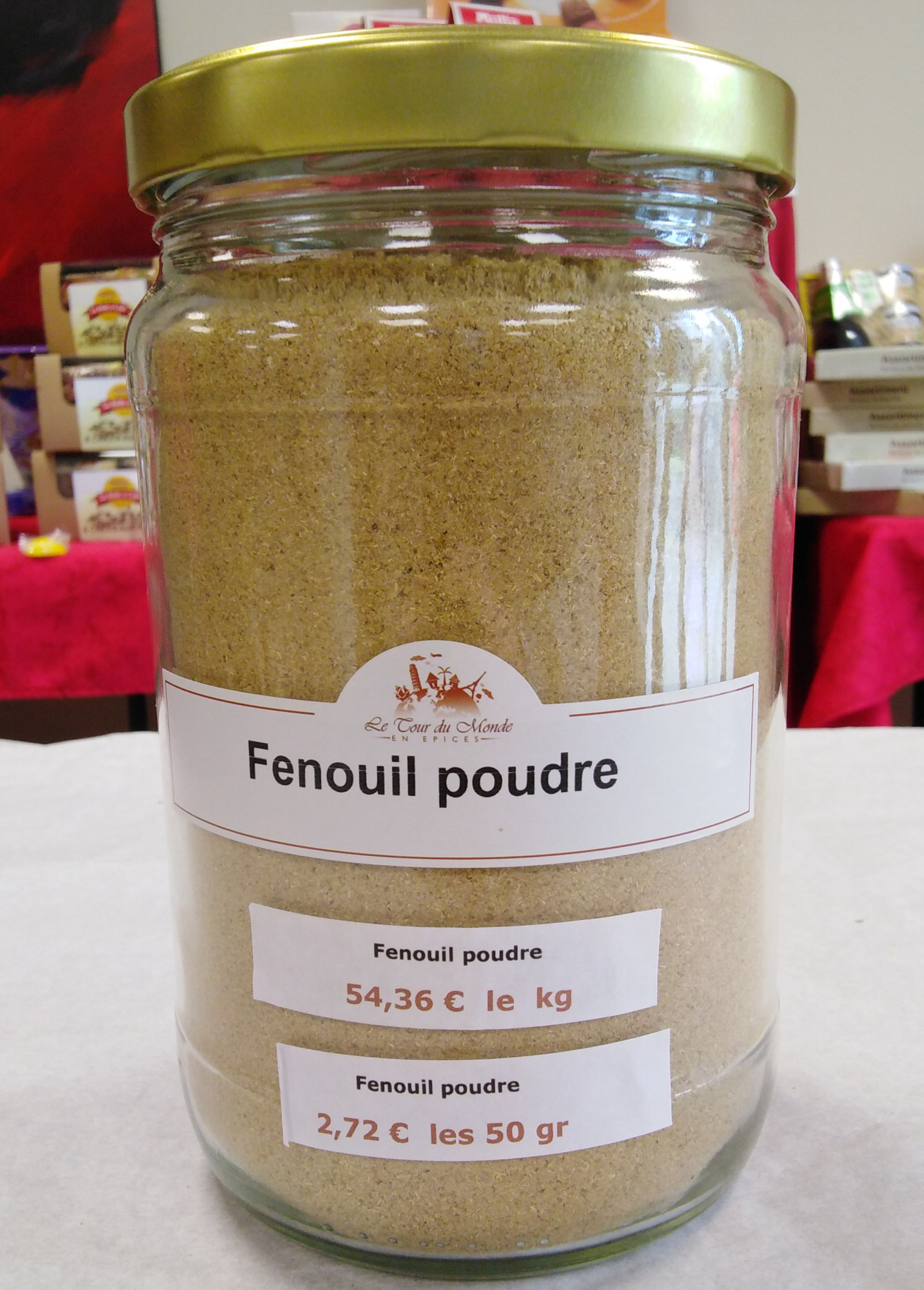 Plante - Fenouil poudre 40g (Le Tour du Monde en Épices)