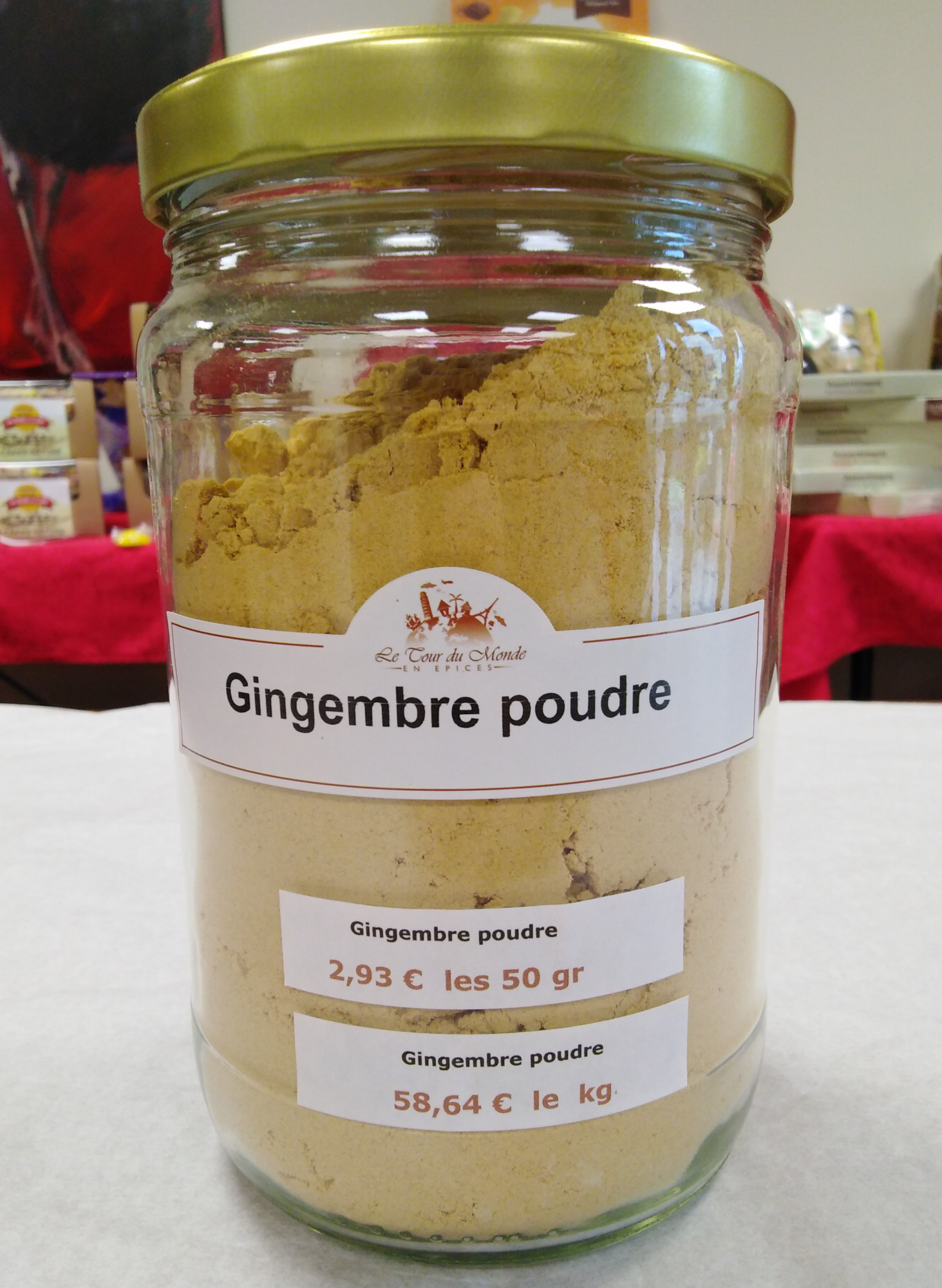 Épice - Gimgembre poudre 40g (Le Tour du Monde en Épices)