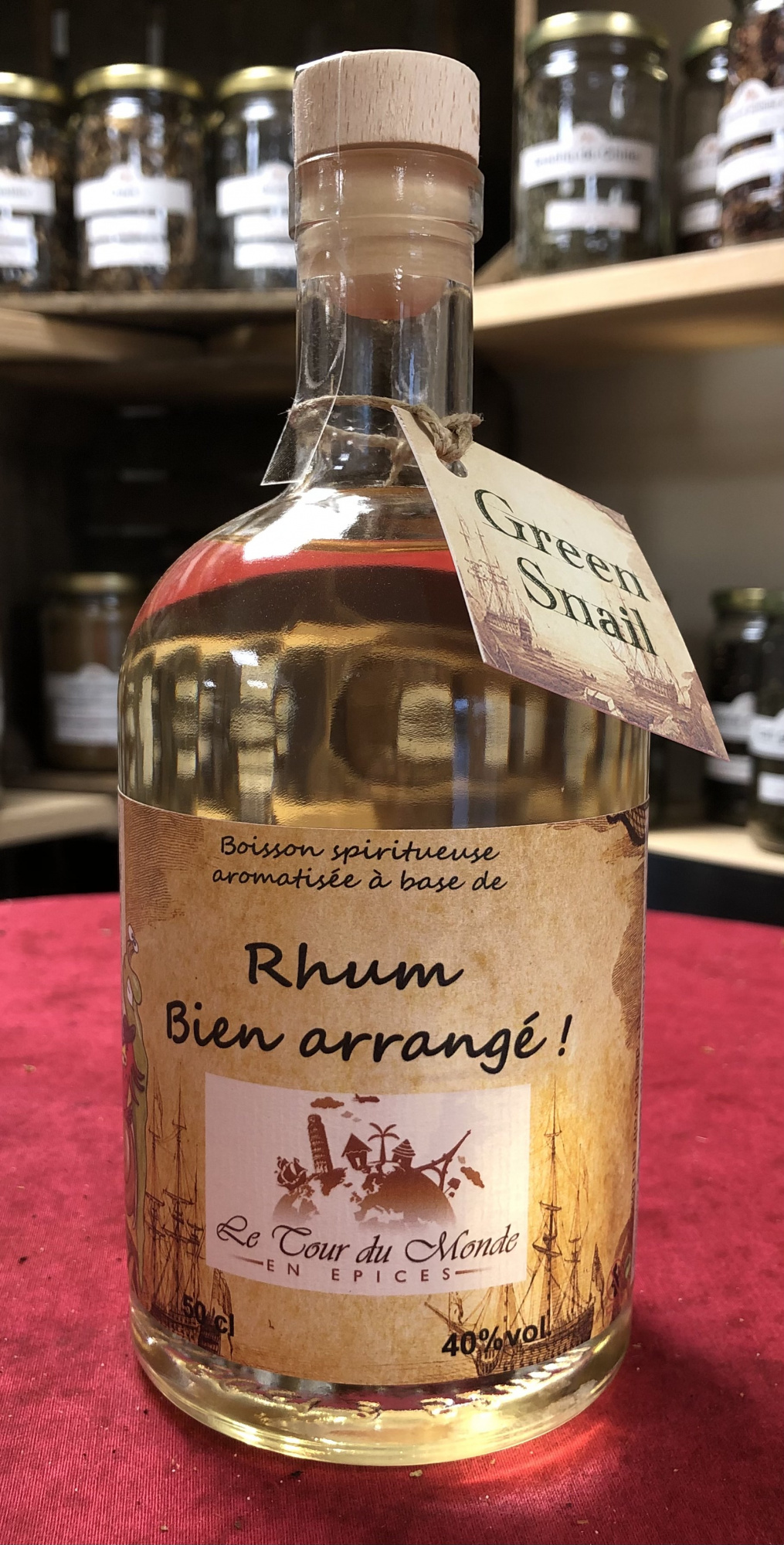 Rhum - Green Snail 50cl (Le Tour du Monde en Épices)