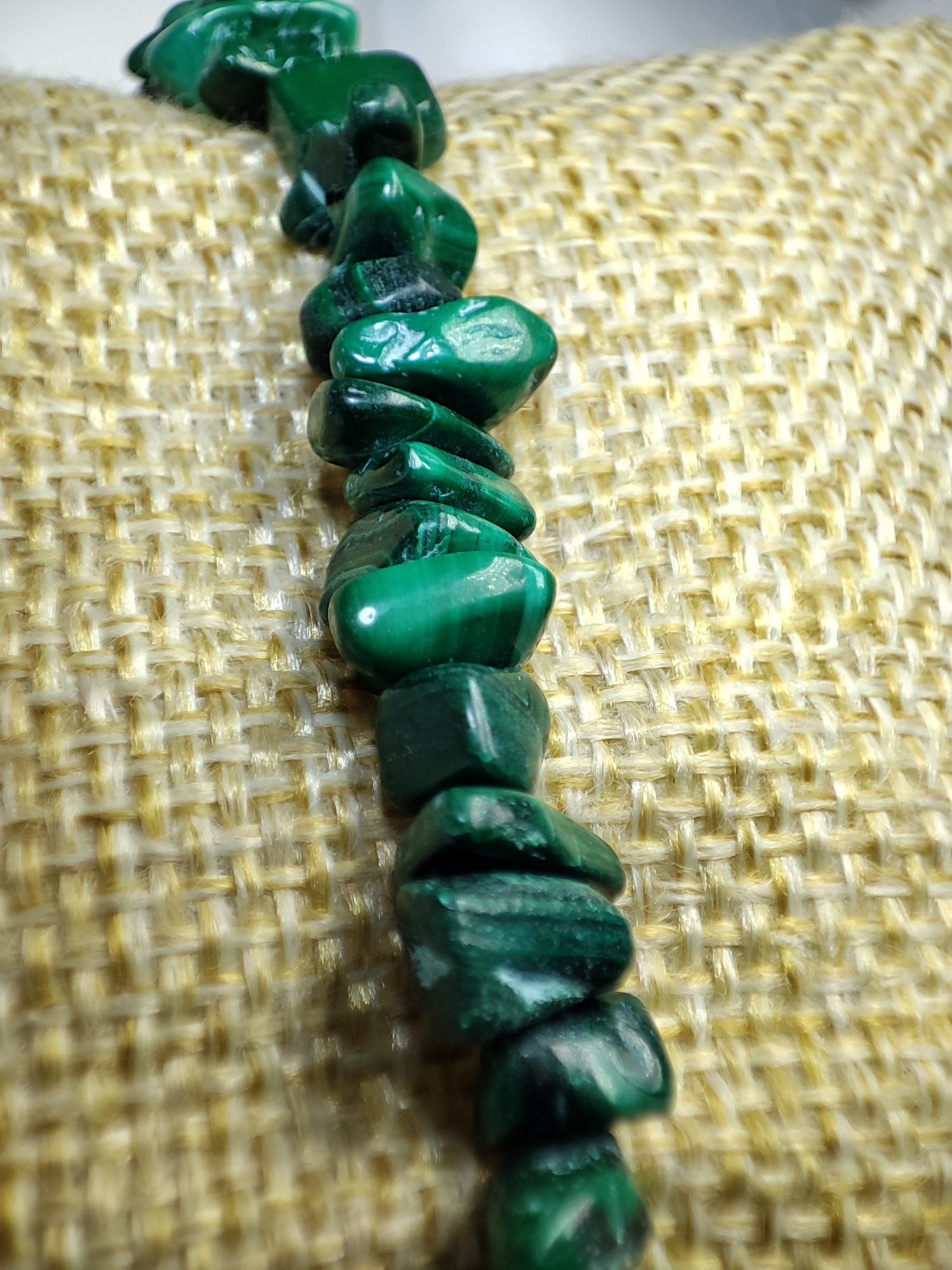 Bracelet pierres naturelles MALACHITE