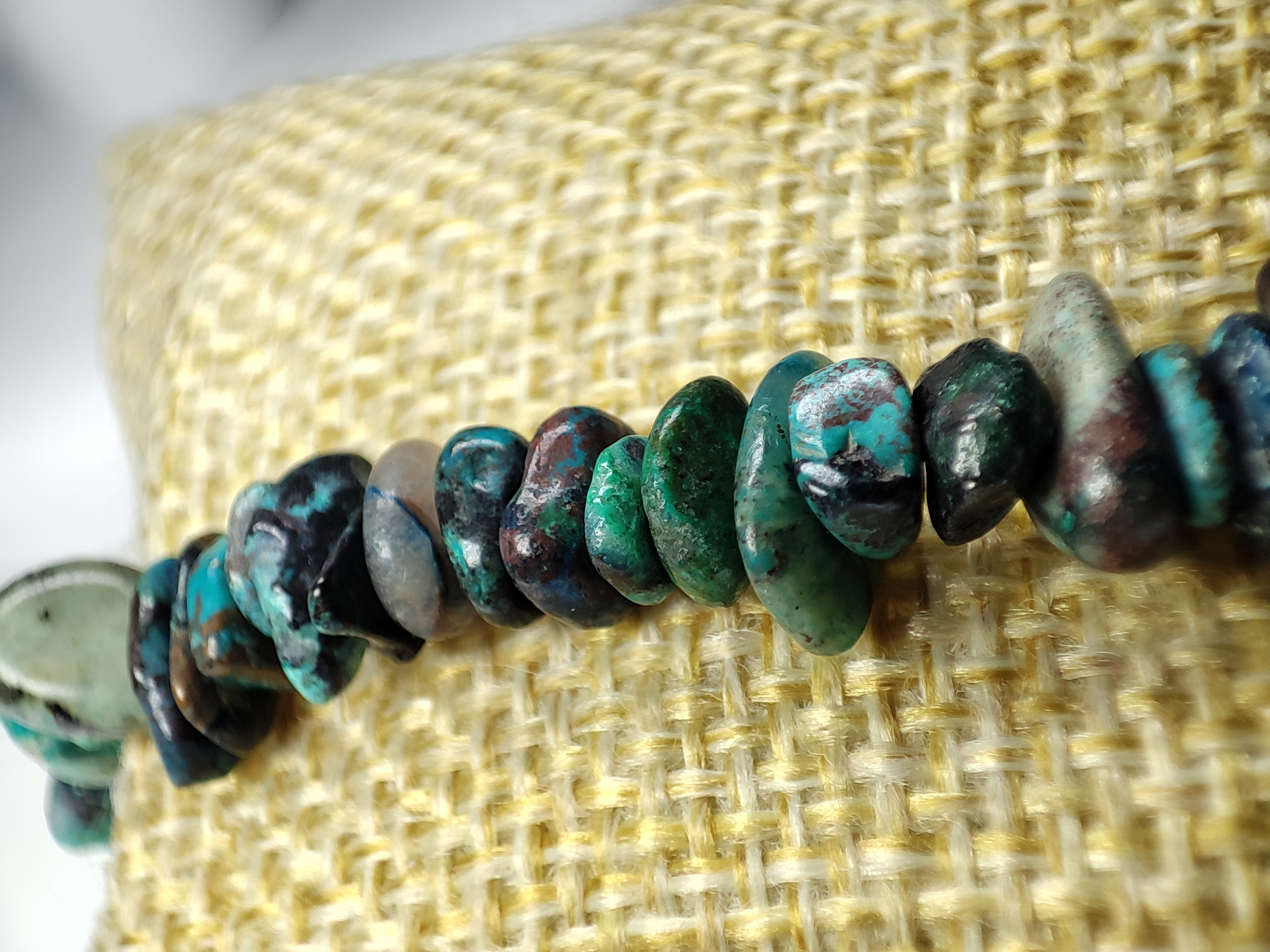 Bracelet pierres naturelles CHRYSOCOLLE