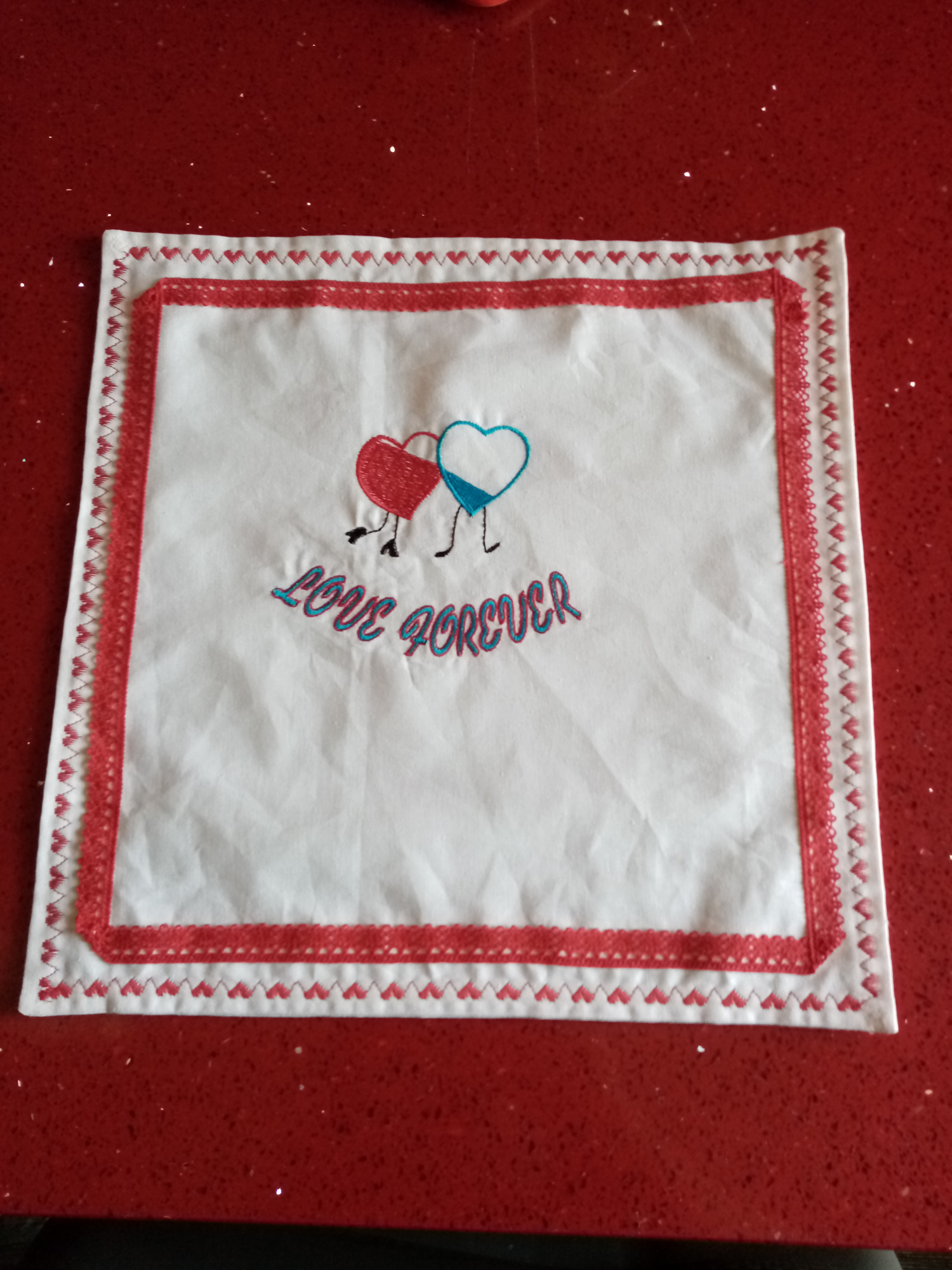 Serviette de Table love