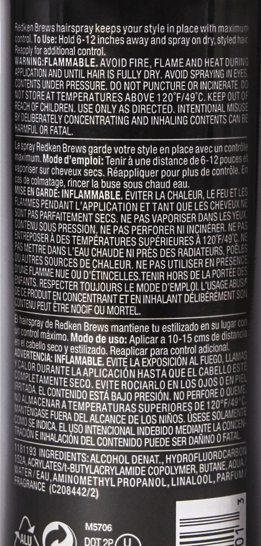 SPRAY FIXATION REDKEN BREWS