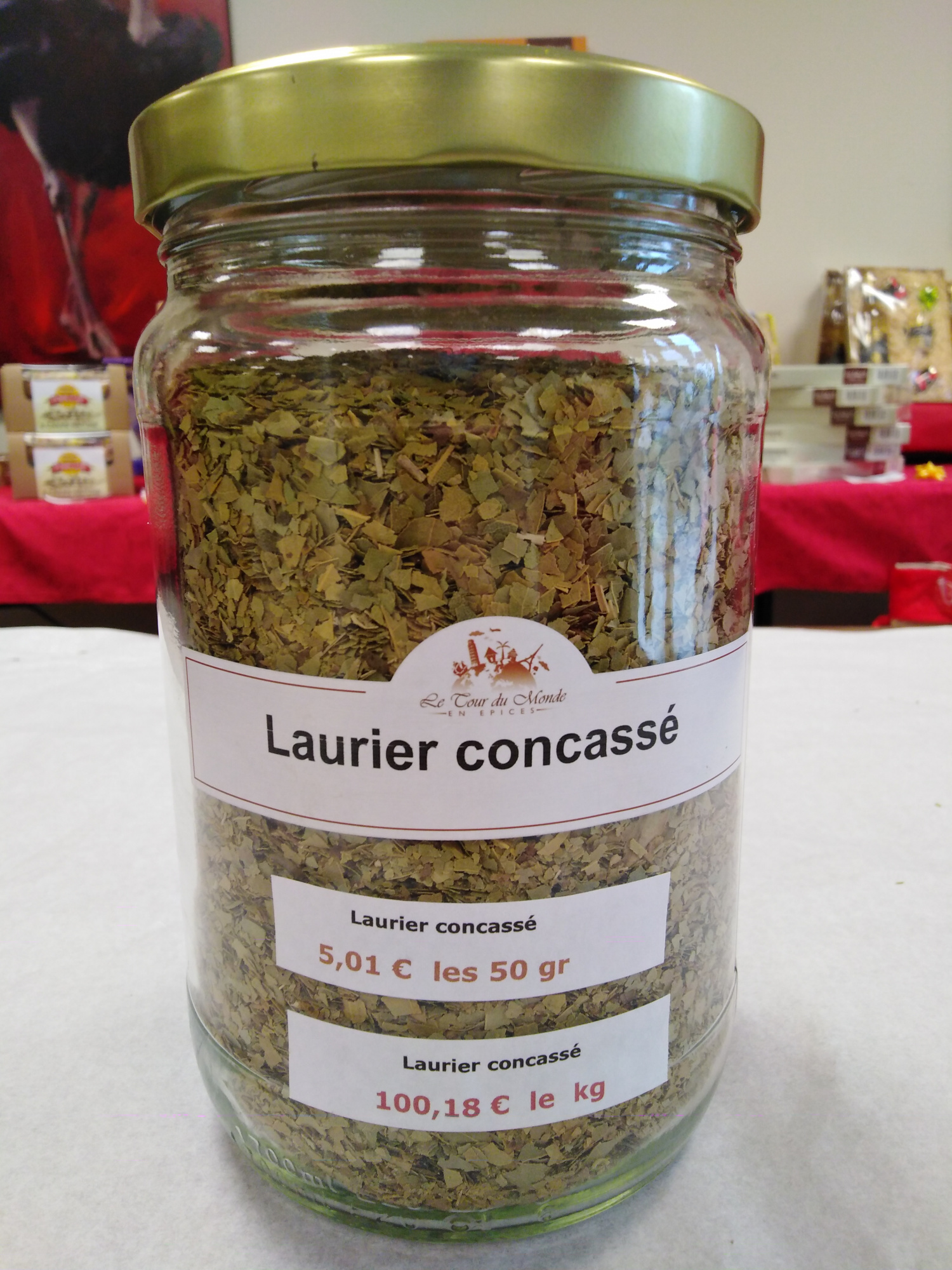 Plante - Laurier concassé 40g (Le Tour du Monde en Épices)