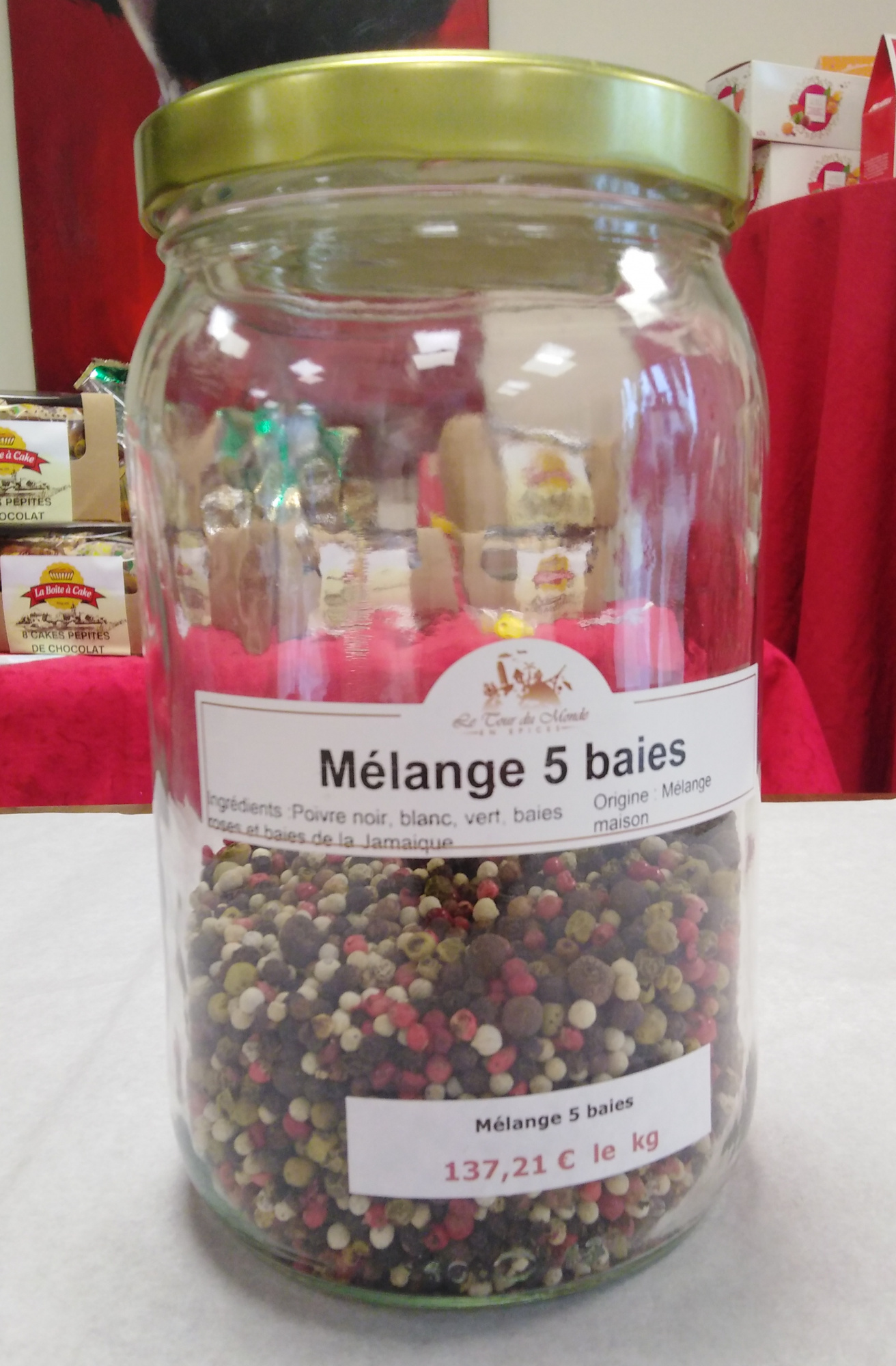 Mélange 5 baies 40g (Le Tour du Monde en Épices)