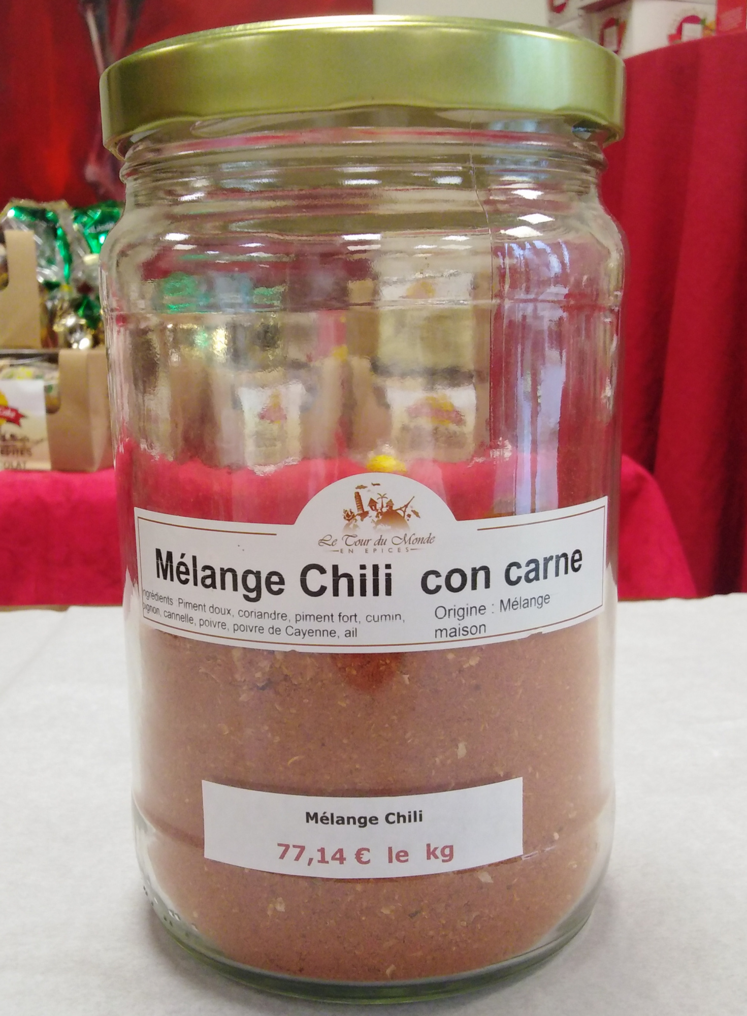 Mélange Chili con carne 40g (Le Tour du Monde en Épices)