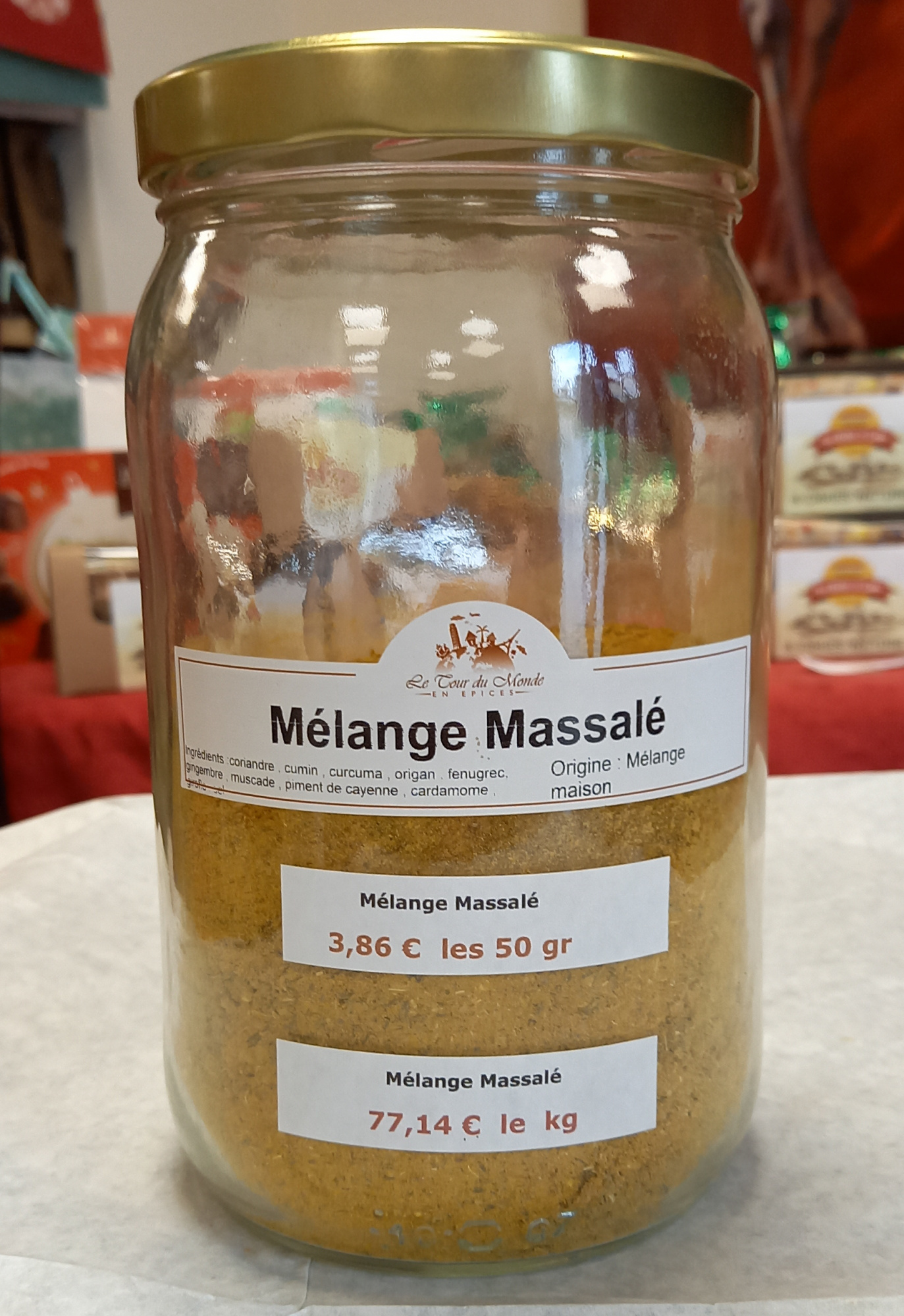 Épice - Mélange Massalé 40g (Le Tour du Monde en Épices)