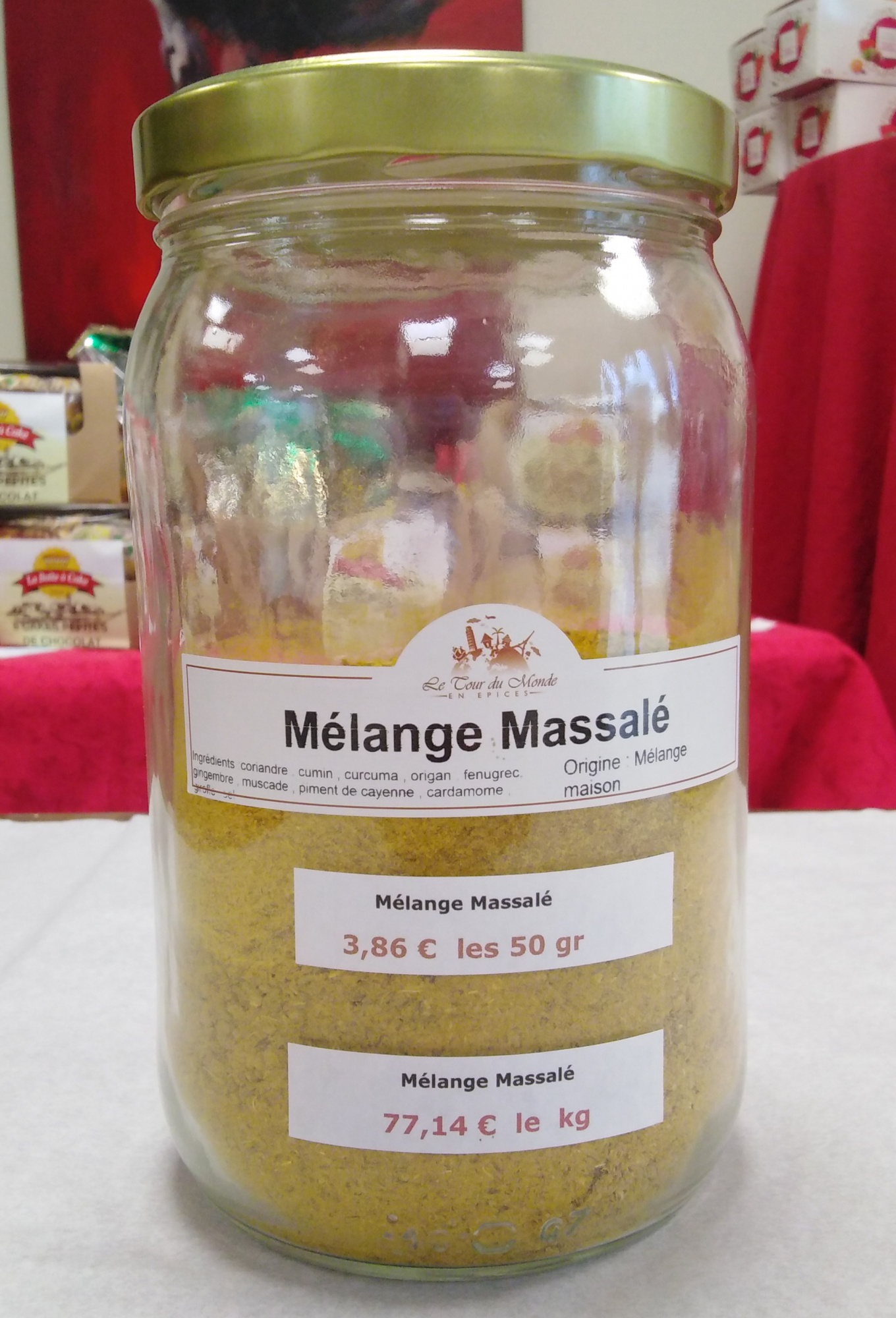 Mélange massalé 40g (Le Tour du Monde en Épices)