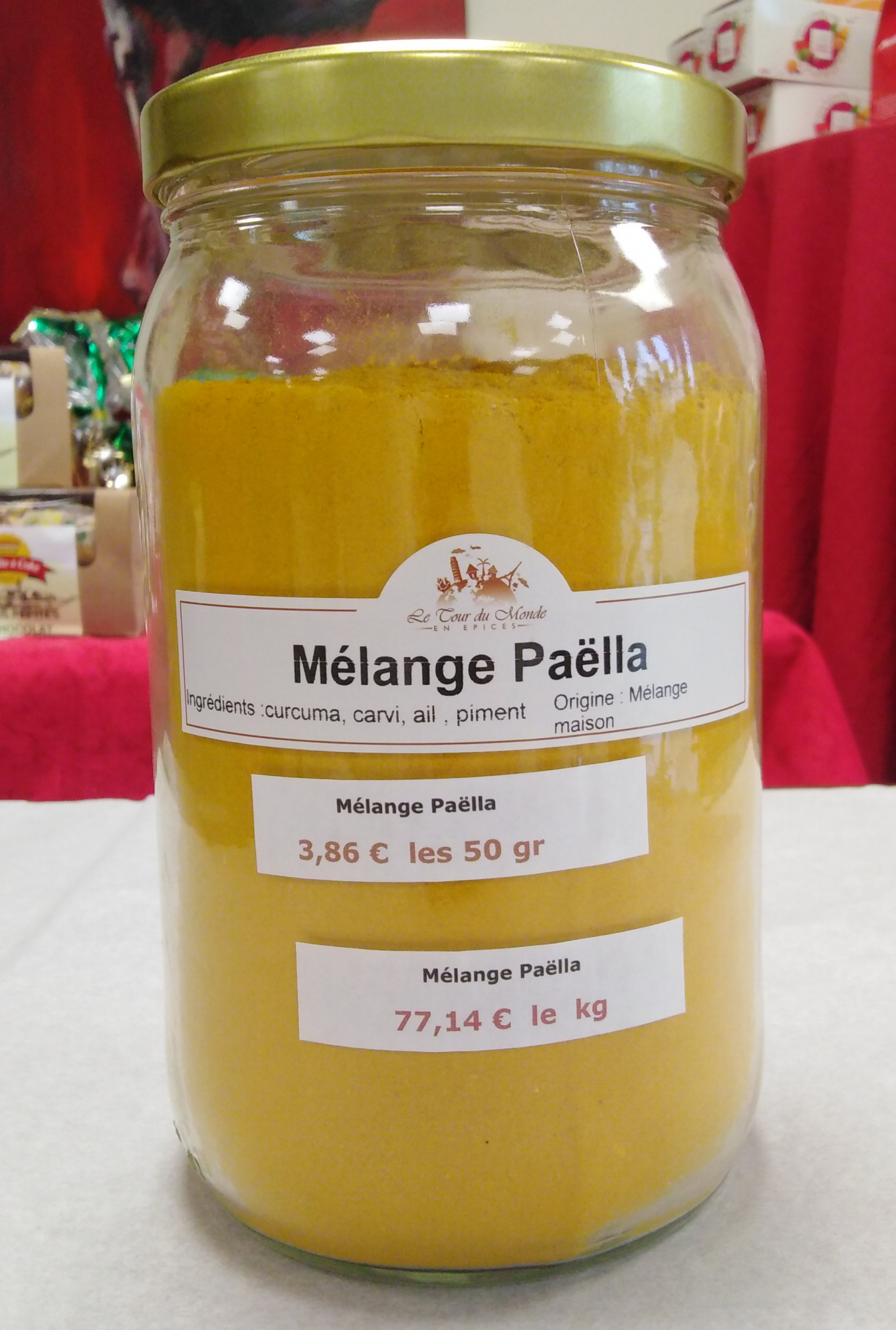 Mélange paëlla 40g (Le Tour du Monde en Épices)