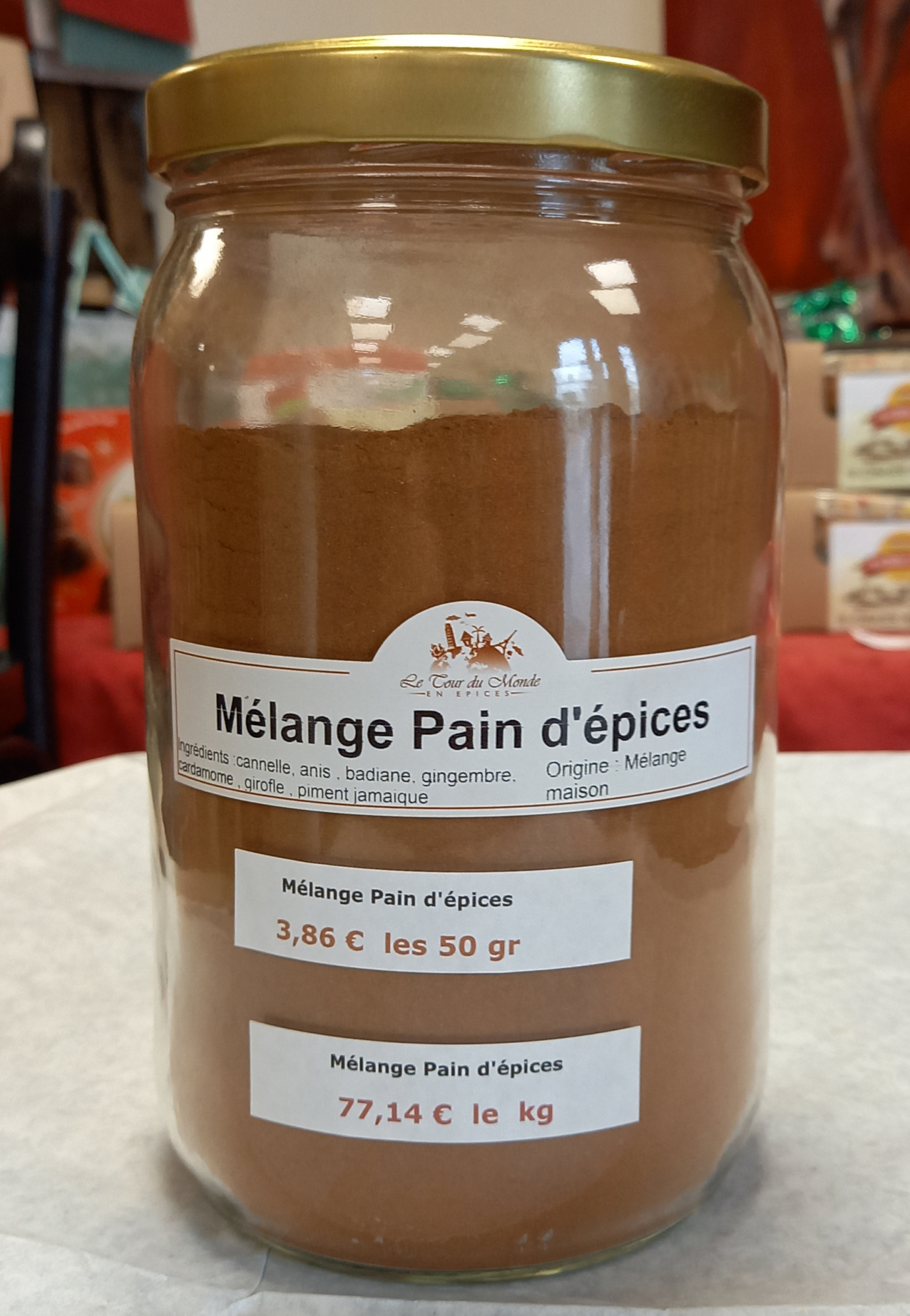 Épice - Mélange pain d'épices 40g (Le Tour du Monde en Épices)