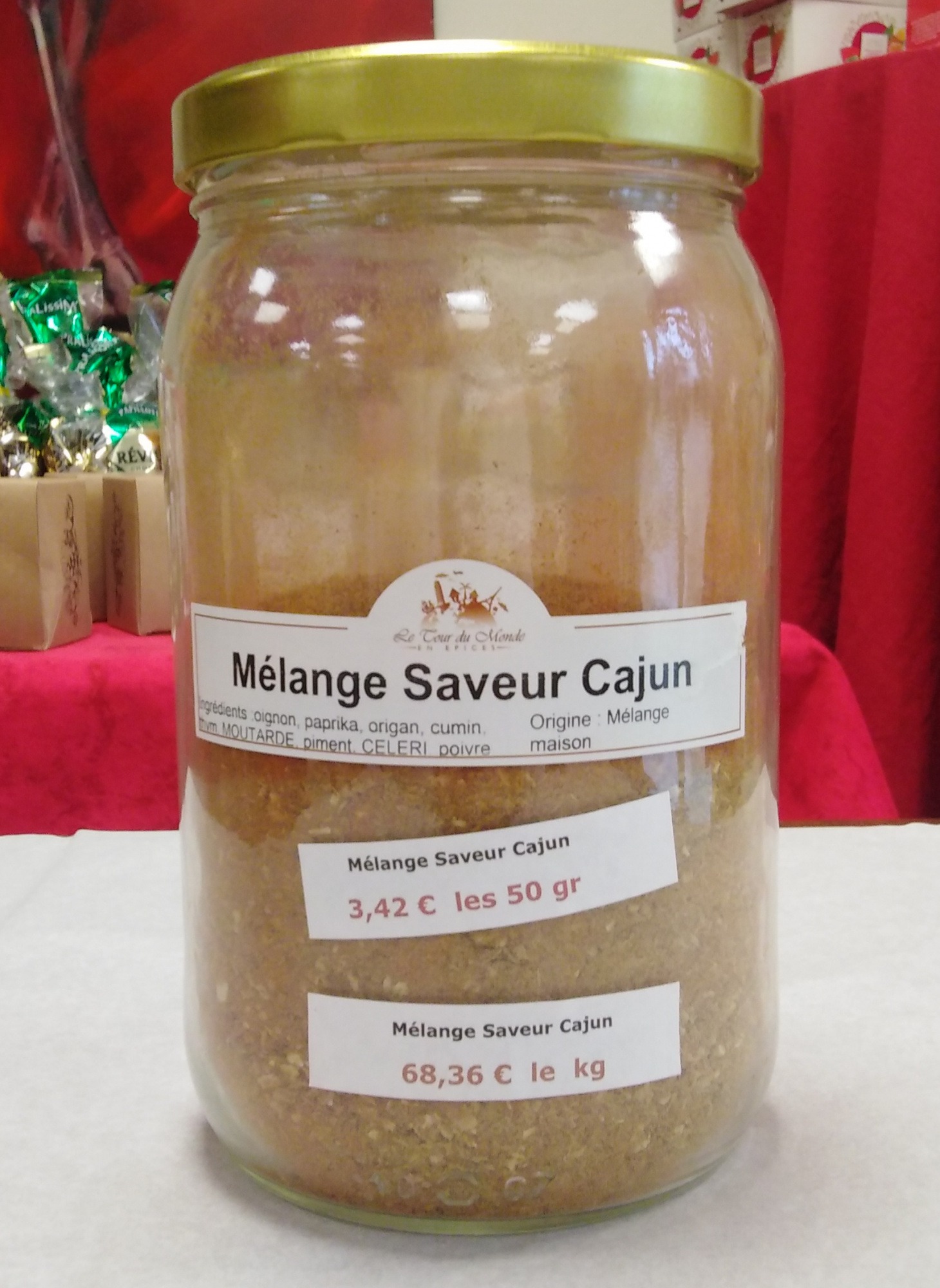 Mélange saveur cajun 40g (Le Tour du Monde en Épices)