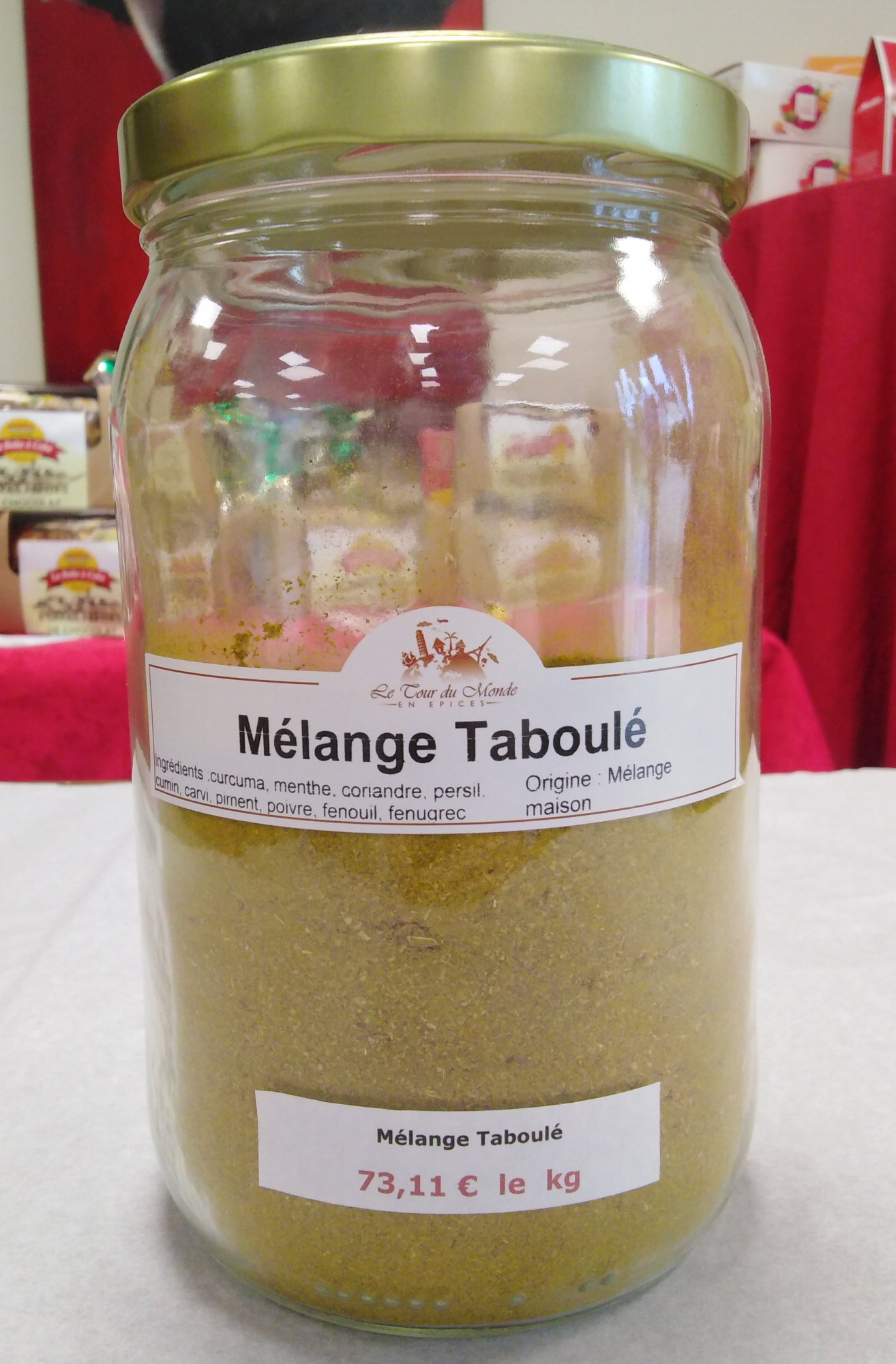 Mélange taboulé 40g (Le Tour du Monde en Épices)