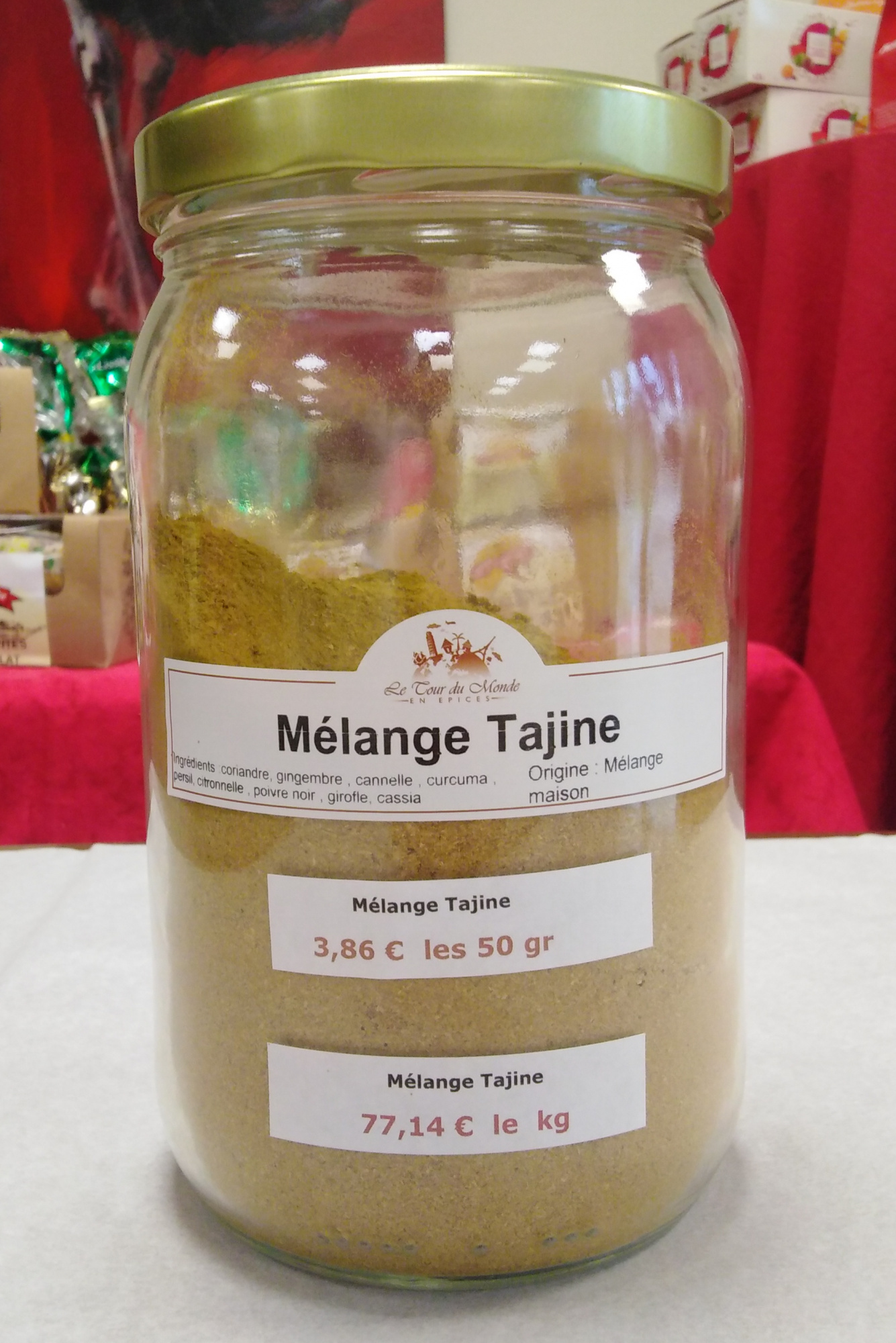 Mélange tajine 40g (Le Tour du Monde en Épices)