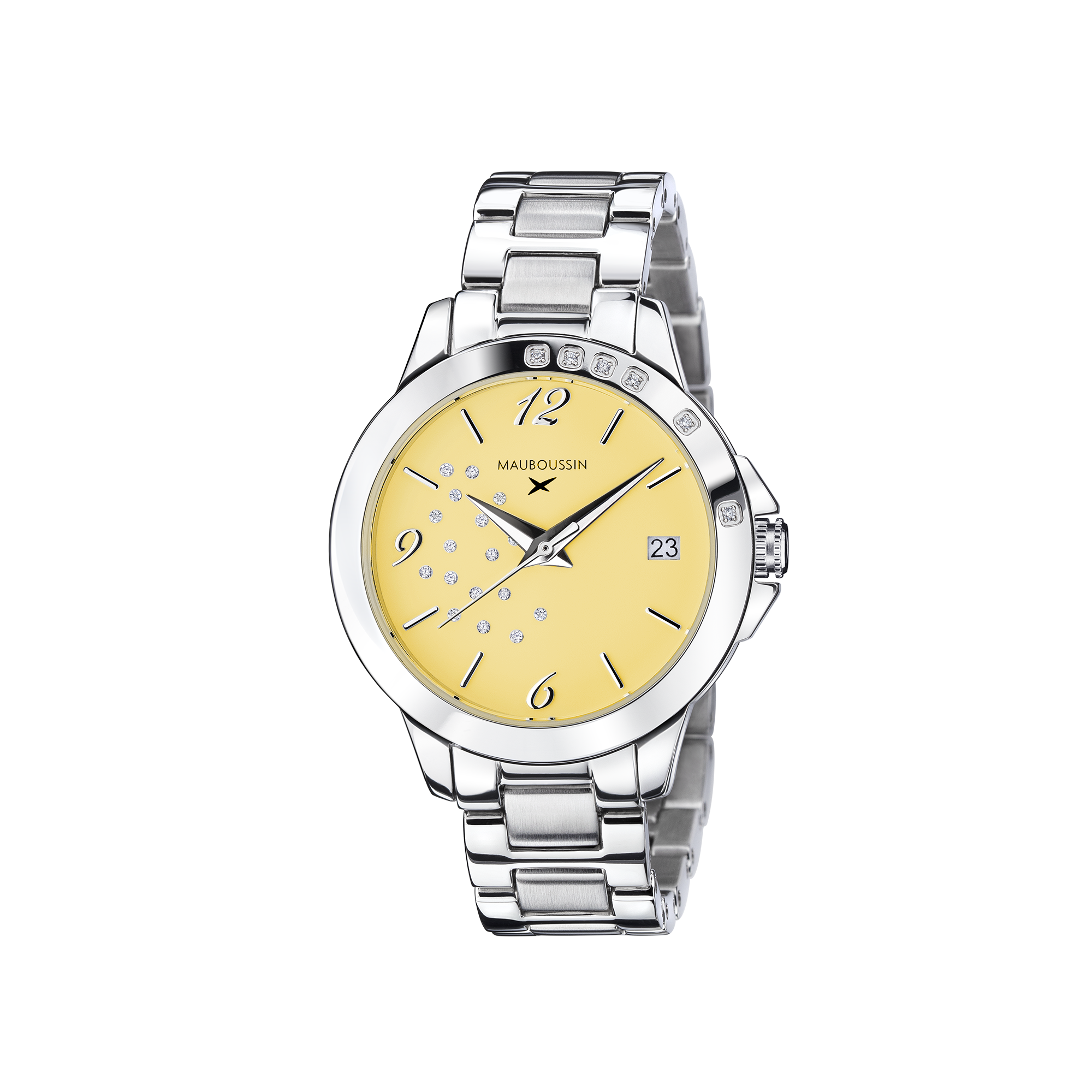 MONTRE FEMME SO URGENT JAUNE