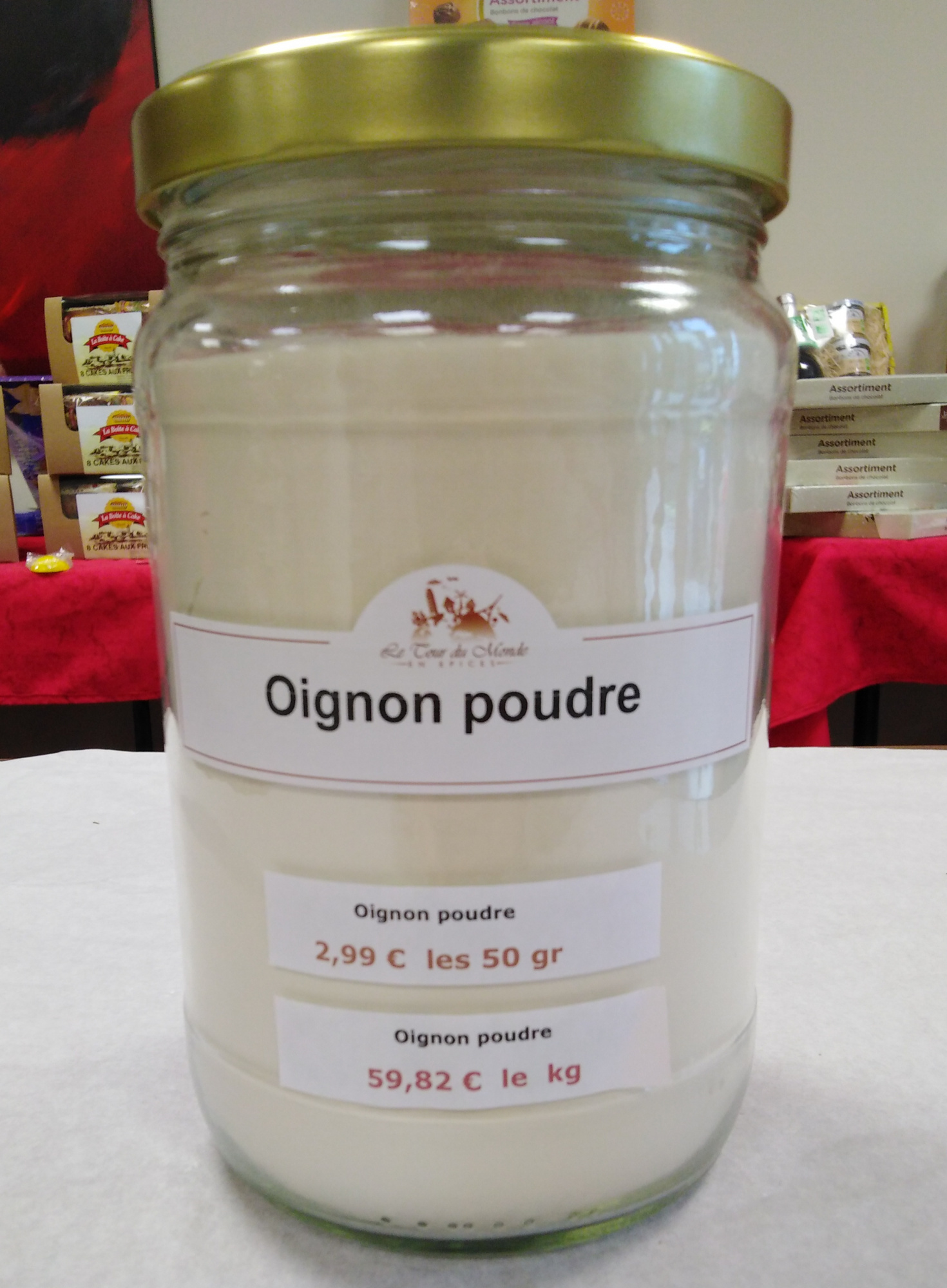 Plante - Oignon poudre 40g (Le Tour du Monde en Épices)