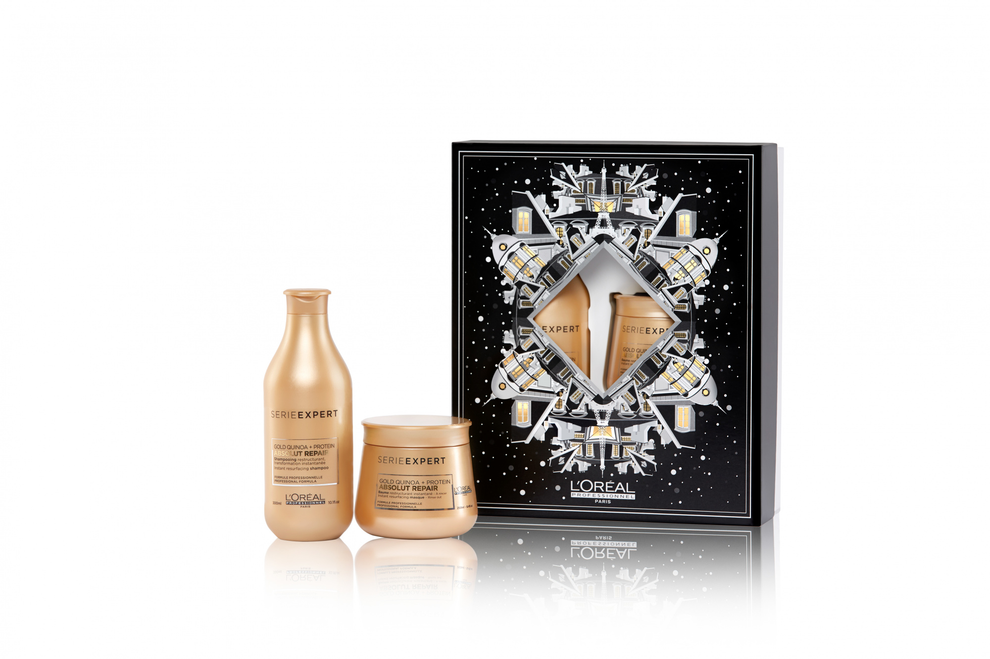 Serie Expert Absolut Repair Gold Quinoa + Proteincoffret cadeau (pour cheveux très abîmés)