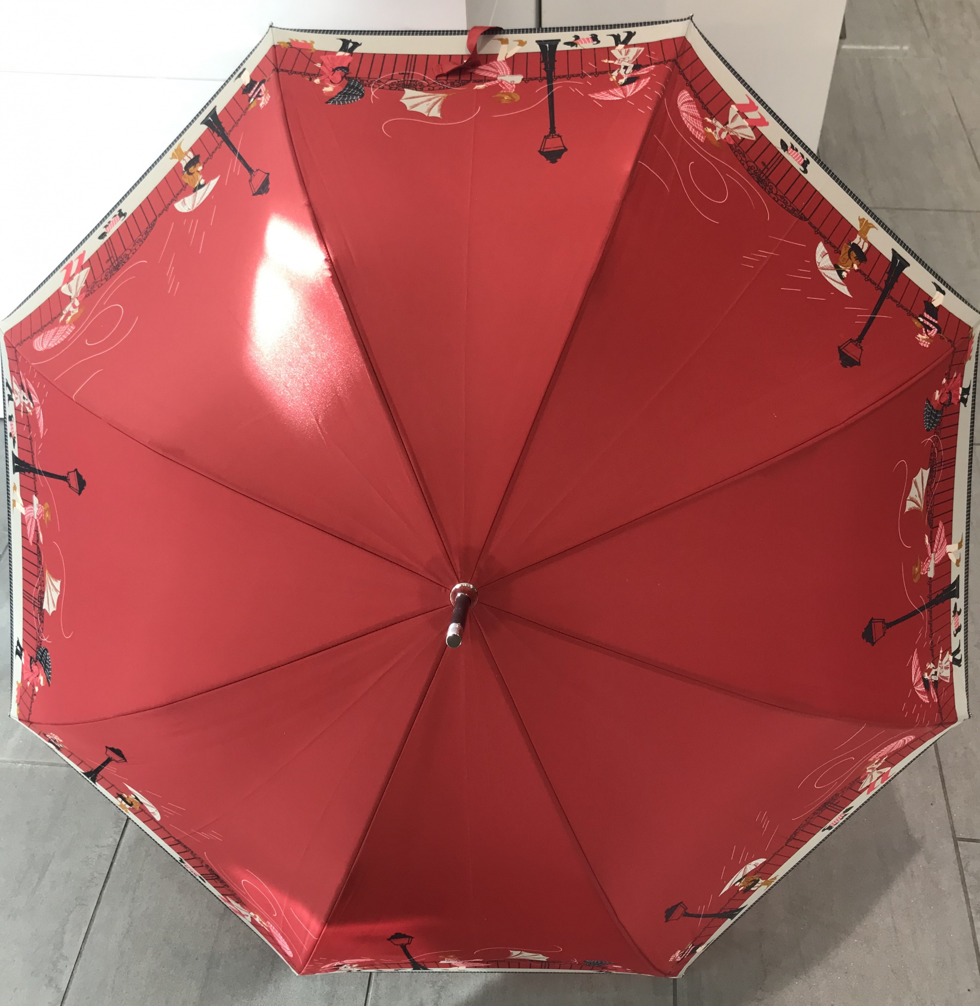 Parapluie grand manche auto  VAUX  Réf:5837