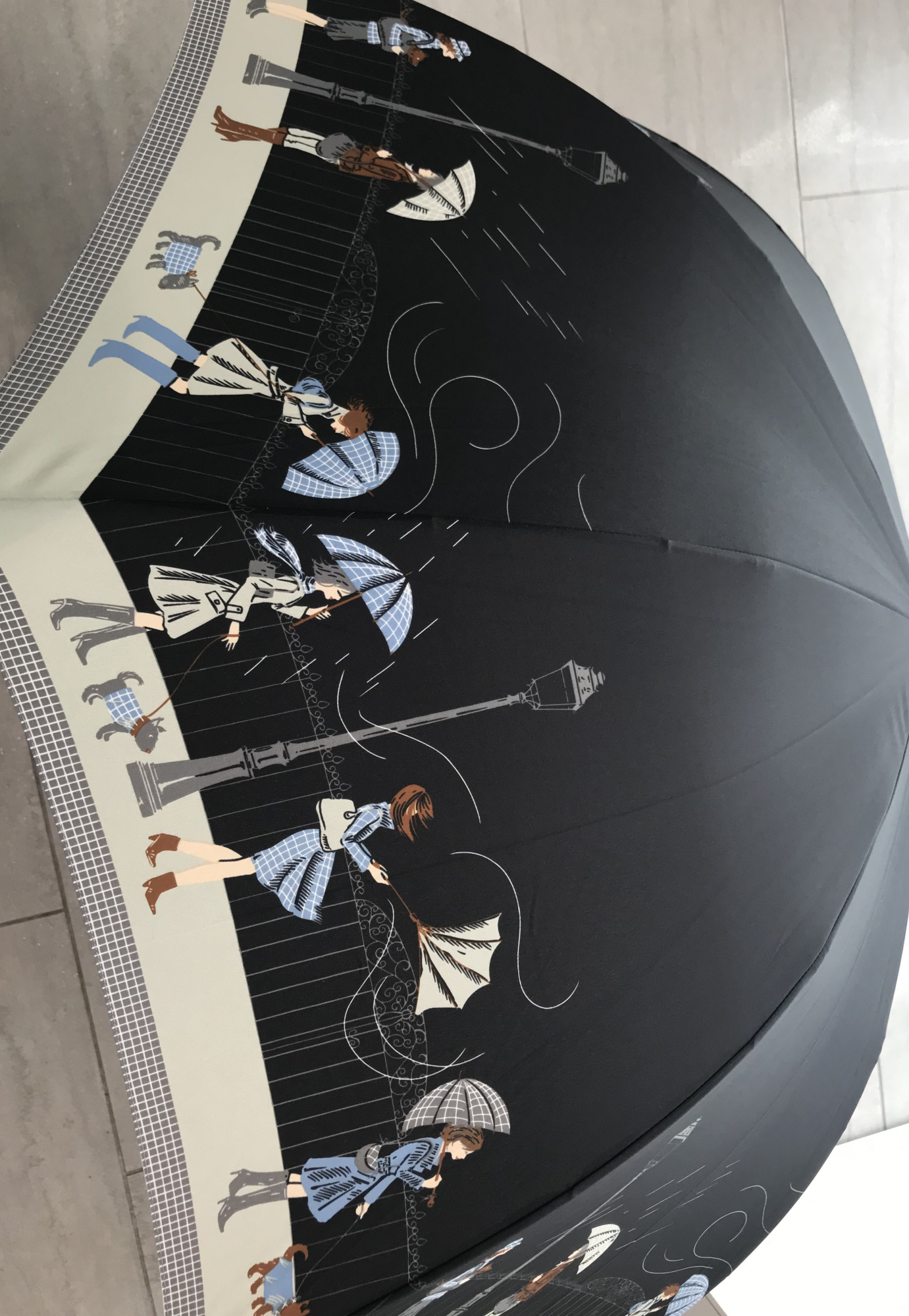 Parapluie grand  manche automatique  VAUX  Réf :5837