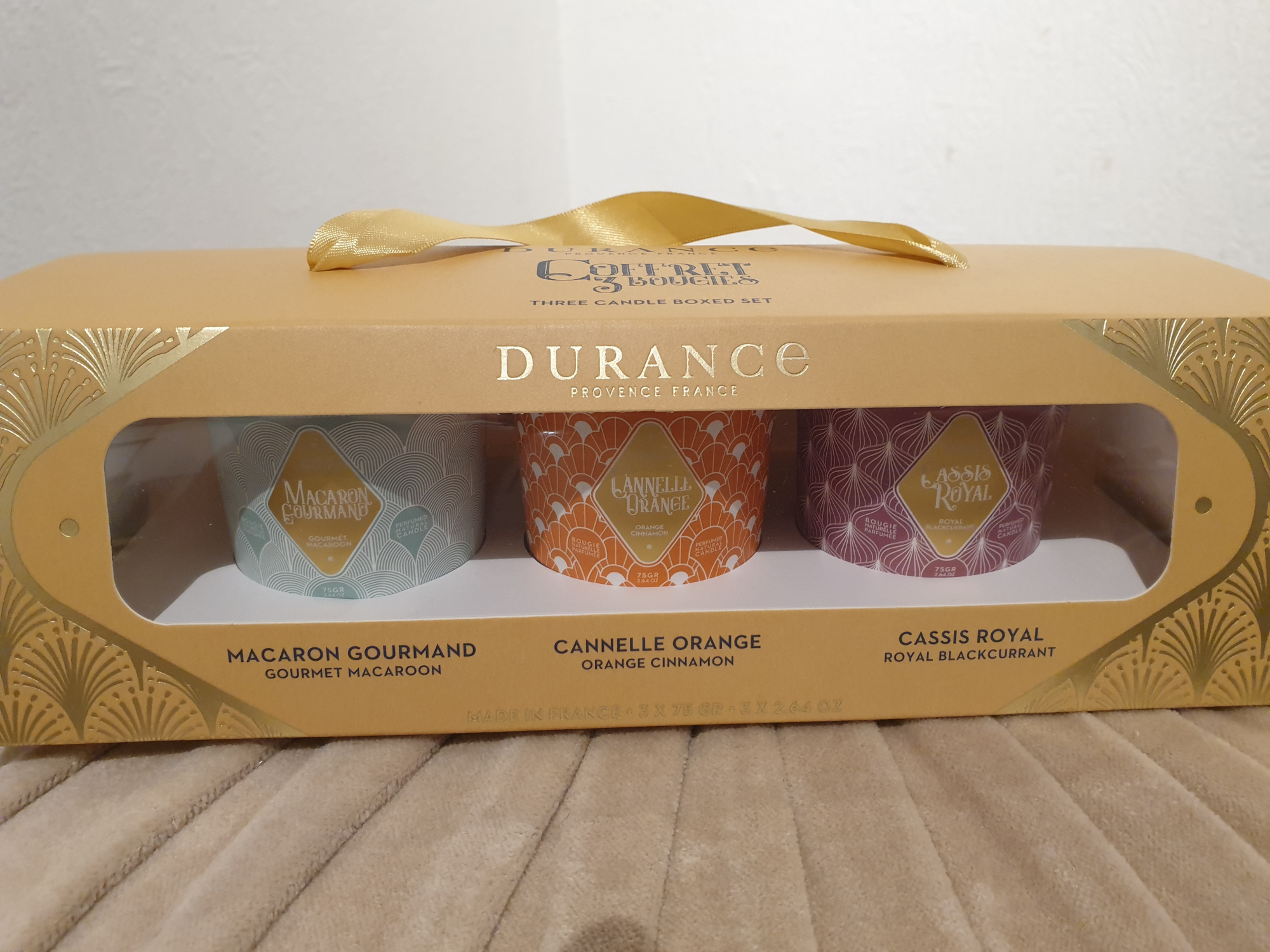 Coffret petites bougies DURANCE