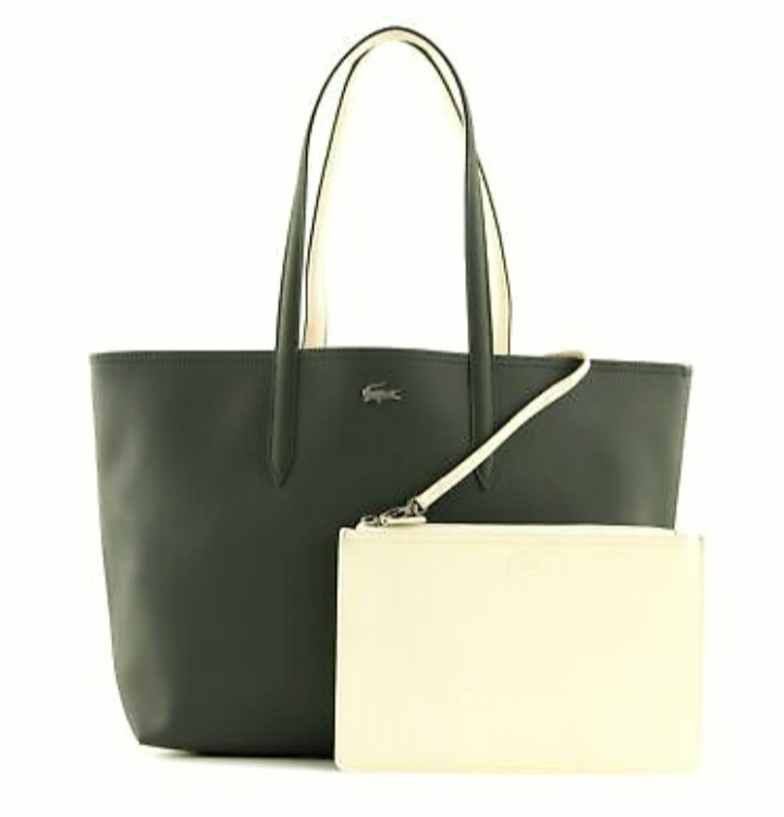 SAC LACOSTE BAOBAB NATUREL CLAIR Ref NF2142AA 35x30x14 cm