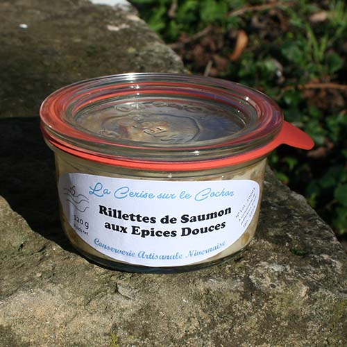 Rillettes de saumon aux épices douces - 120g