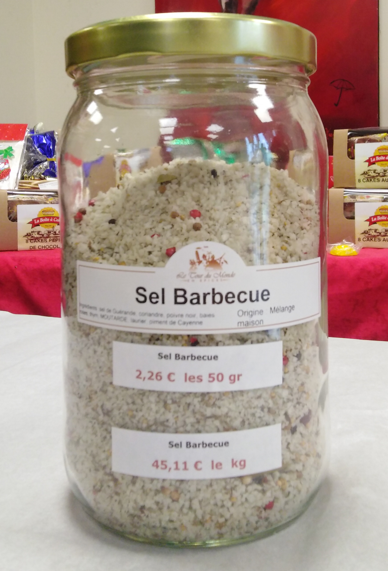 Sel barbecue 40g (Le Tour du Monde en Épices)