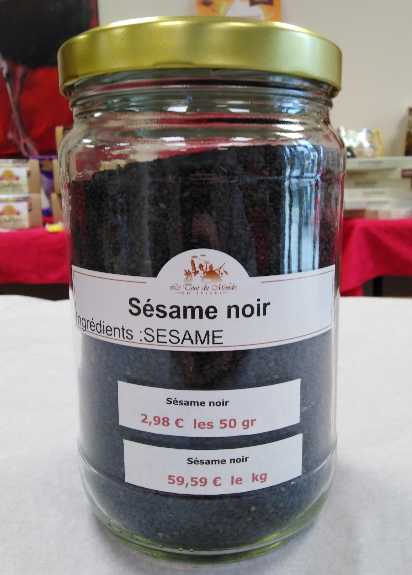 Plante - sésame noir 40g (Le Tour du Monde en Épices)