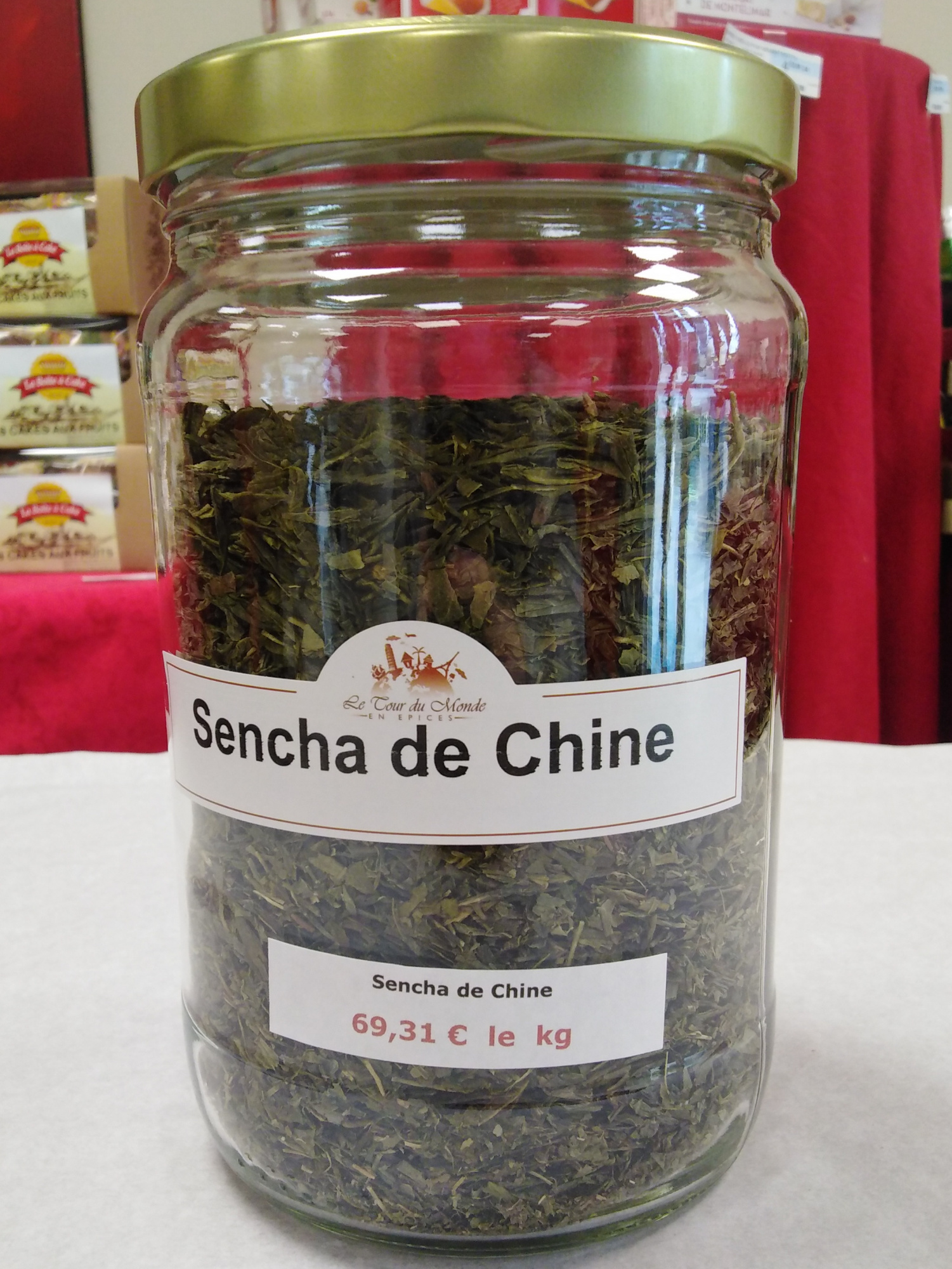 Thé "sencha de Chine" 40g  (Le Tour du Monde en Épices)