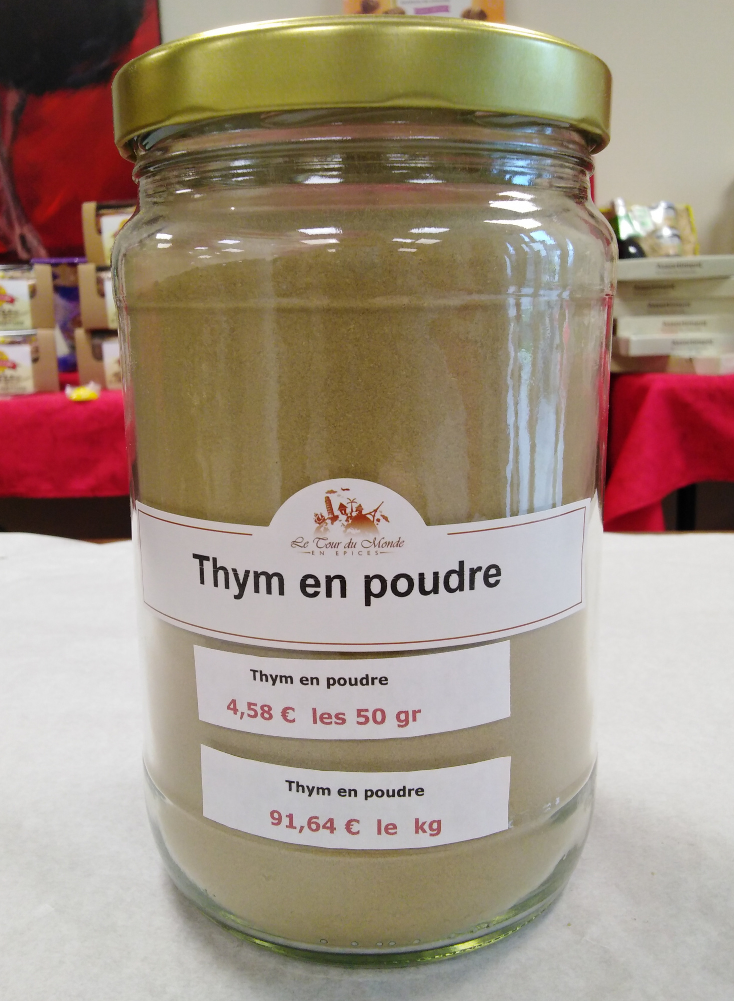 Plante - Thym en poudre 40g (Le Tour du Monde en Épices)